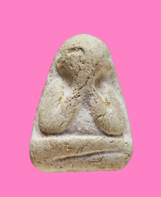 พระปิดตามือไขว้ หลังกดยันต์