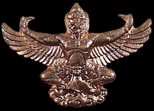 "เคาะเดียว" ครุฑเนื้อโลหะ เนื้อทองแดง ไม่ทราบที่