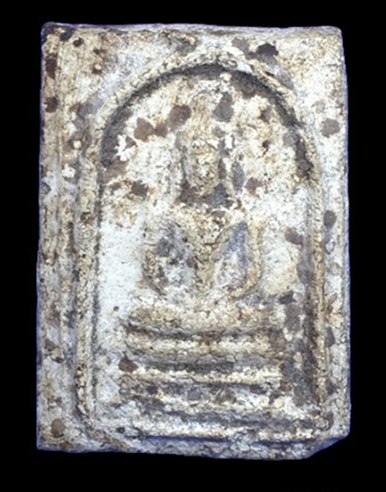 "เคาะเดียว" พระสมเด็จ พิมพ์คะแนนมีหน้ามีตา วัดประสาทบุญญาวาส เนื้อขาว ปี 2506 กรุงเทพฯ +บัตรรับรอง