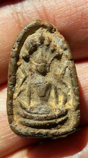 พระกรุไม่ทราบที่ พิทพ์นาคปรก เคาะเดียว  