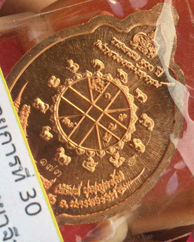 หลวงพ่อพัฒน์ ปุญฺญกาโม วัดห้วยด้วน จ.นครสวรรค์ เหรียญนักษัตร ปีจอ