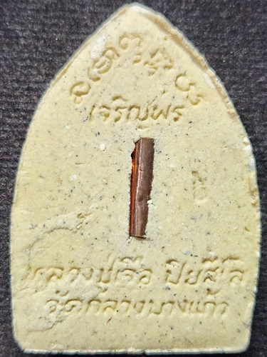 วัดกลางบางแก้ว นครปฐม พระผงเจ้าสัว หลวงปู่เจือ ปิยสีโล รุ่น เจ้าสัวเจริญพร ปี 2552