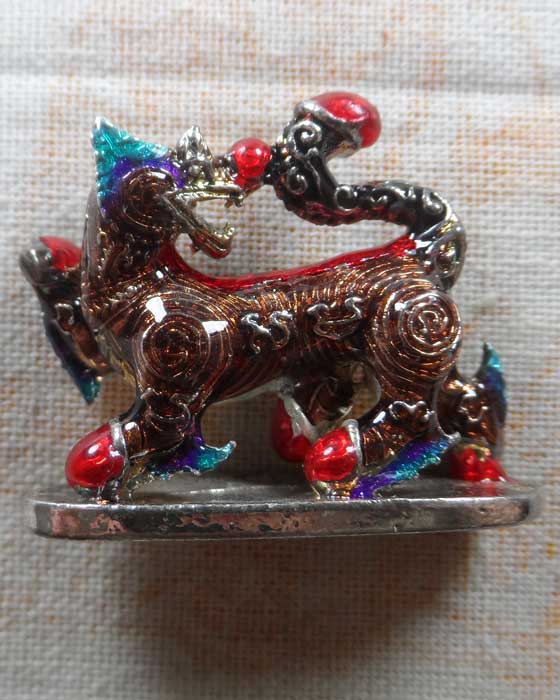 ขุนเพชรพญาธร รุ่นเททอง หลวงปู่แย้ม วัดสามง่าม จ.นครปฐม ปี๒๕๕๖