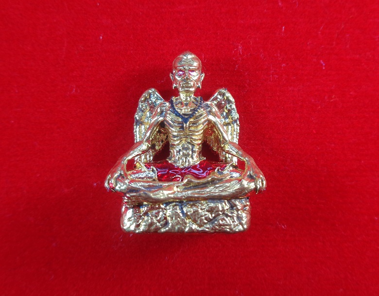 บรมครูกายแก้ว อ.หนานคง มนต์ล้านนา สำนักปู่ใหญ่ จ.เชึยงใหม่ เนื้อทองทิพย์ พิมพ์ใหญ่ สวยครับ