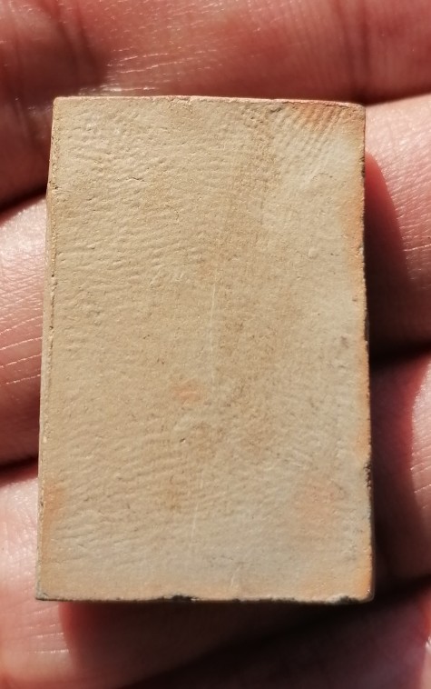 สมเด็จแหวกม่านรัศมี เนื้อดิน หลวงพ่อกวย วัดโฆษิตาราม จ.ชัยนาท ยุคต้น​ เคาะเดียว