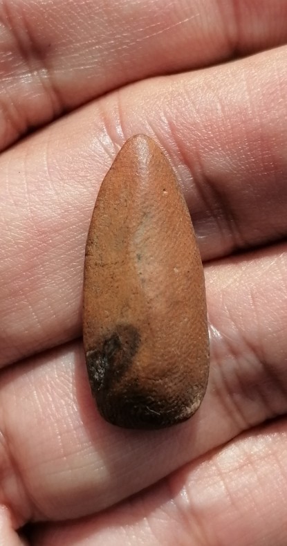 พระสิวลีหลวงพ่อกวย เนื้อดิน พิมพ์มีย่าม วัดโฆสิตาราม จ.ชัยนาท เคาะเดียว     