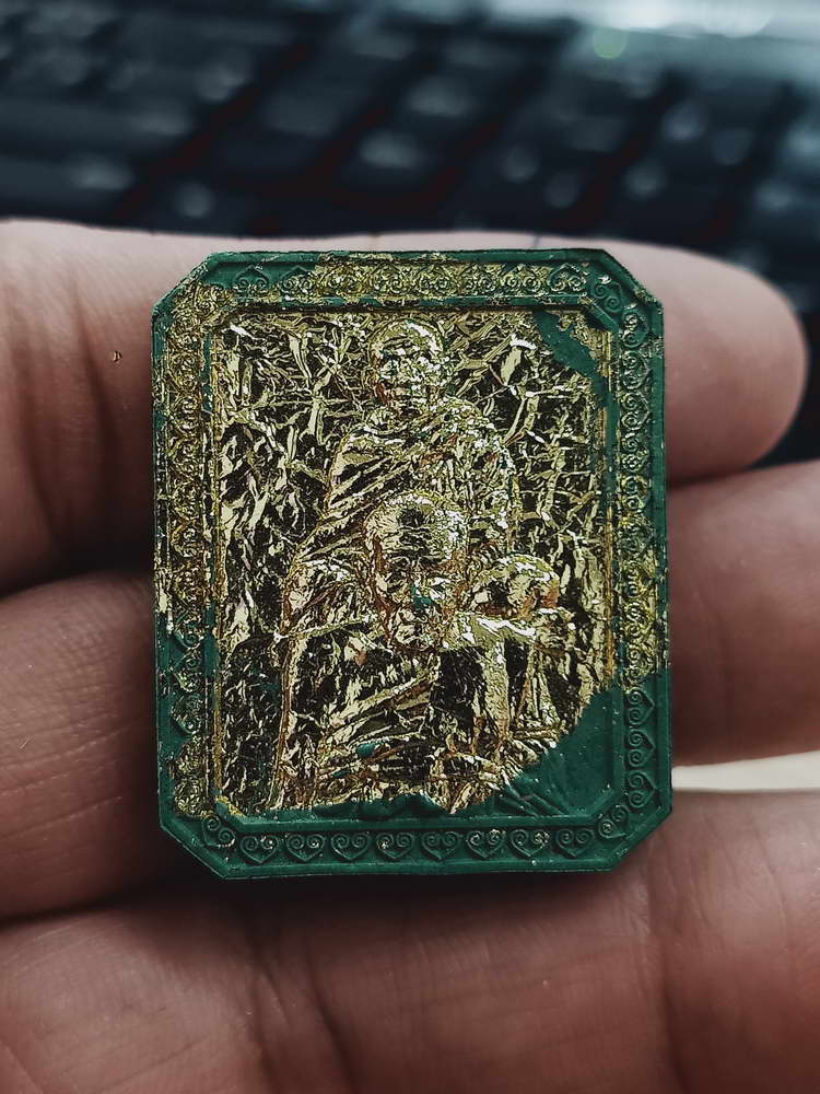 4-476 พระผงเศรษฐีบารมีครู หลวงปู่อิ่ม วัดทุ่งนาใหม่ จ.นครศรีธรรมราช 2566 หมายเลข 60 กล่องเดิม