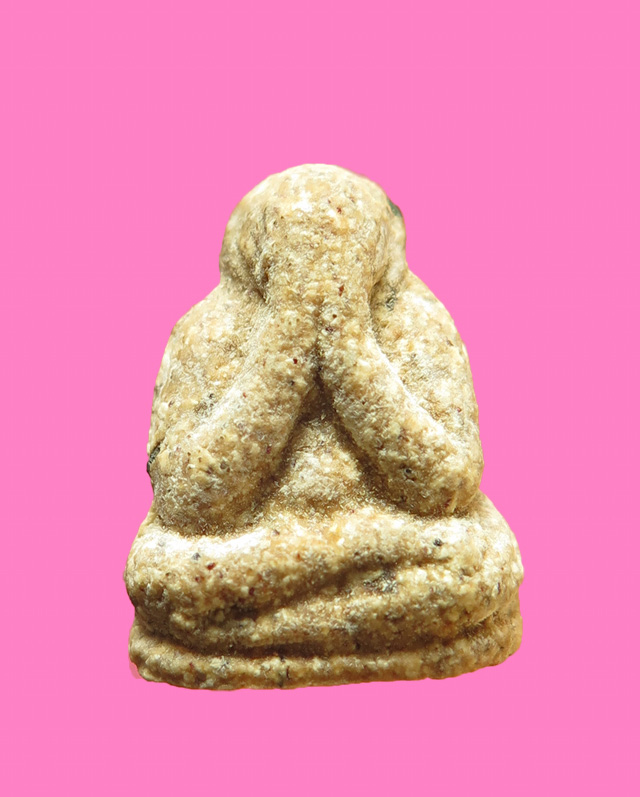 พระปิดตา เนื้อผงยาจินดามณี หลวงพ่อทองอยู่ วัดท่าเสา สมุทรสาคร 