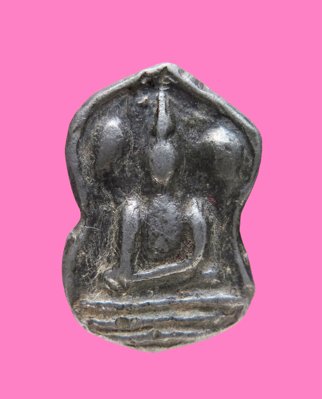 พระมเหศวร เนื้อชินเงิน พิมพ์เล็ก กรุวัดพระศรีฯ สุพรรณ 