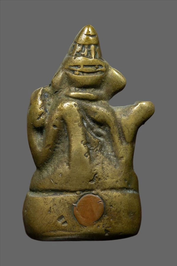 รูปหล่อโบราณพระพิฆเนศ หลวงพ่ออิ่ม วัดหัวเขา จ.สุพรรณบุรี