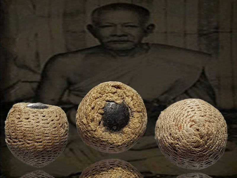 นิยมสุด !!! ลูกอมดำ หลวงปู่พริ้ง วัดบางปะกอก กทม.นิยม เนื้อผงคลุกรัก หายาก 1 ในเบญจลูกอมเมืองไทย