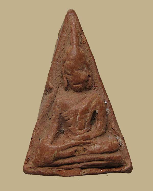 พระนางพญา หลวงพ่อกวย เนือดิน วัดโฆสิตาราม จ.ชัยนาท ยุคต้น