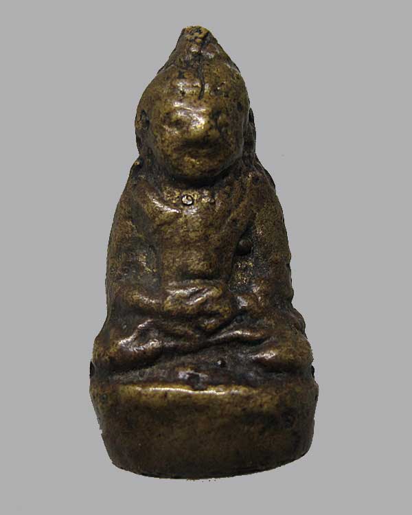 พระชัยวัฒน์ พิมพ์ล้มลุก ท่านเจ้ามา วัดสามปลื้ม ( ออกวัดตึก " วัดชัยชนะสงคราม " ) กทม. ก้นอุด