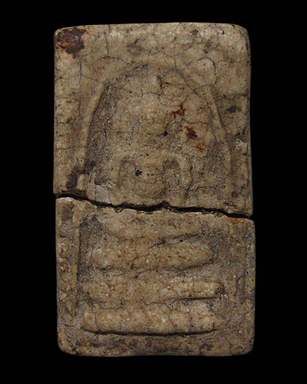 พระสมเด็จบางขุนพรหม พิมพ์อกครุฑเล็ก กรุเก่า วัดใหม่อมตรส กทม.