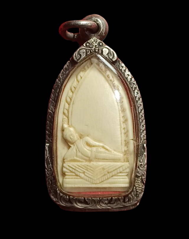 พระประวันอังคารหลวงพ่อมุ่ย วัดดอนไร่ พร้อมตลับเงินอย่างดี 4800