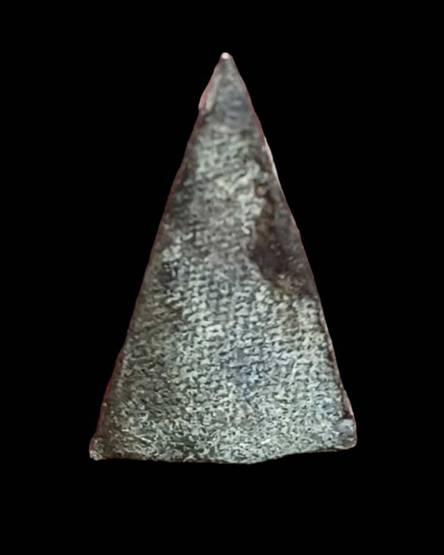 พระพิจิตรข้างเม็ดเนื้อชินเงินพิมพ์ชลูด กรุเขาพนมเพลิง สุโขทัย   3500