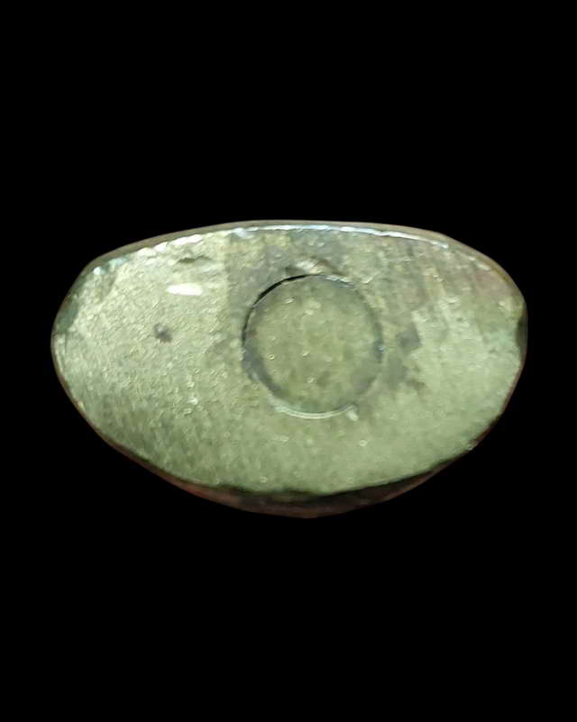 รูปเหมือนปั้มหลวงพ่อเงินเนื้อทองเหลืองกะไหล่ทอง 400