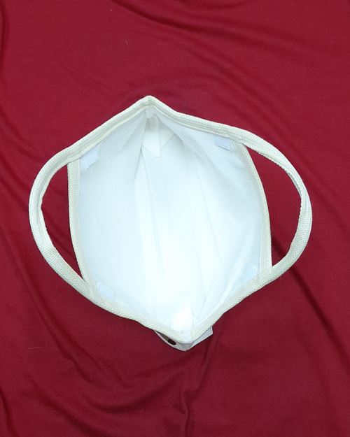 (ปิด39-) กระเป๋าผ้าใบเล็ก สกรีนรูปหมี จากธนาคารกรุงศรี (สภาพไม่ได้ใช้)