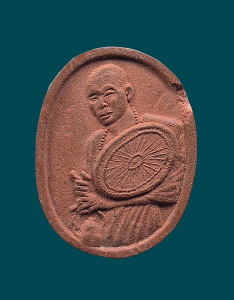 พระเนื้อผงถือพัด ครูบาบุญชุ่ม ญาณสังวโร วัดพระธาตุดอนเรือง จ.เชียงราย