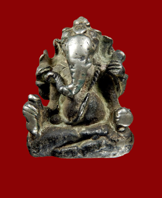 พระพิฆเนศ เนื้อสัมฤทธิ์เงิน