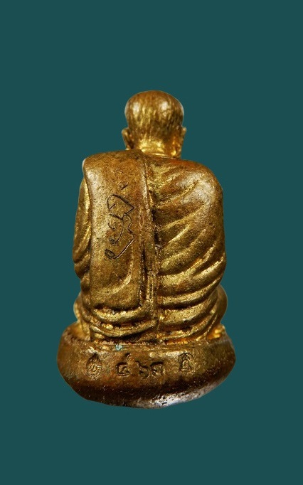 รูปหล่อโบราณสมเด็จโต พรหมรังสี เบ้าทุบรุ่นแรกวัดสุทัศน์ 2539