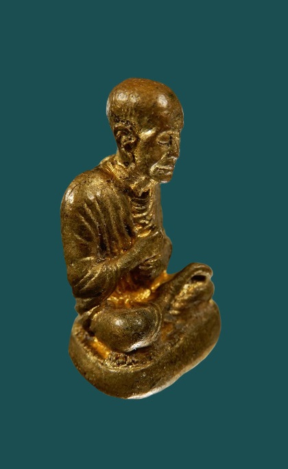 รูปหล่อโบราณสมเด็จโต พรหมรังสี เบ้าทุบรุ่นแรกวัดสุทัศน์ 2539