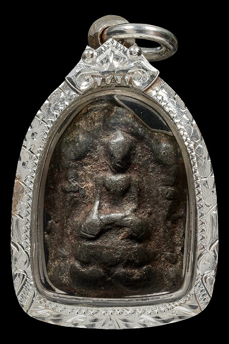 พระซุ้มยอ เนื้อชินเงิน กรุวัดบรมธาตุ จ.กำแพงเพชร