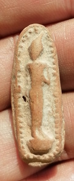 พระลีลาข้างเม็ด เนื้อดิน หลวงพ่อครื้น วัดสังโฆสิตาราม จ.สุพรรณบุรี เคาะเดียว   