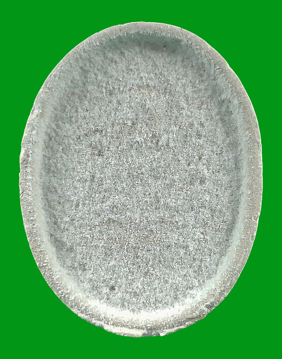 พระผงของขวัญ 7 รอบ หลวงพ่อเจริญ วัดหนองนา จ.สุพรรณบุรี ปี2535 เนื้อผงหน้ากากเงิน