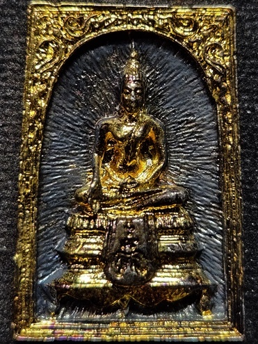 วัดพิกุลทอง จ.สิงห์บุรี พระสมเด็จหล่อพิมพ์พระประธาน หลวงพ่อแพ  2534