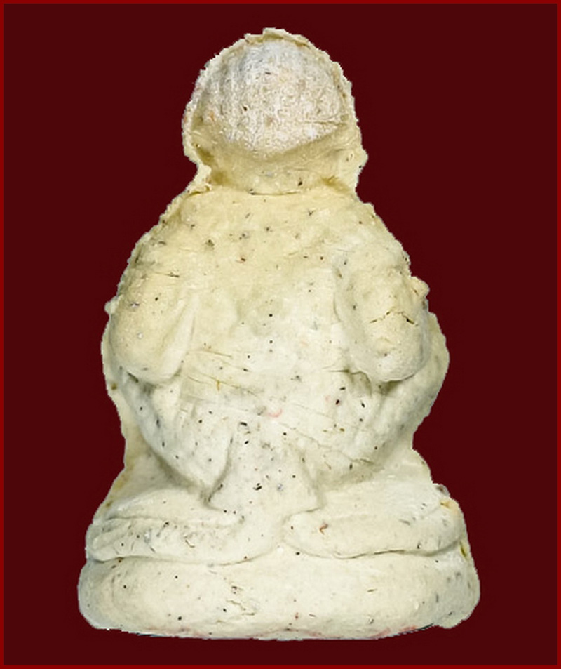 หนุมานชินะฤทธิ์ ชินบัญชรรุ่นแรก หลวงปู่บัว วัดศรีบูรพาราม เนื้อผงพรายบูรพา ฝังตะกรุดทองแดง ปี 2553