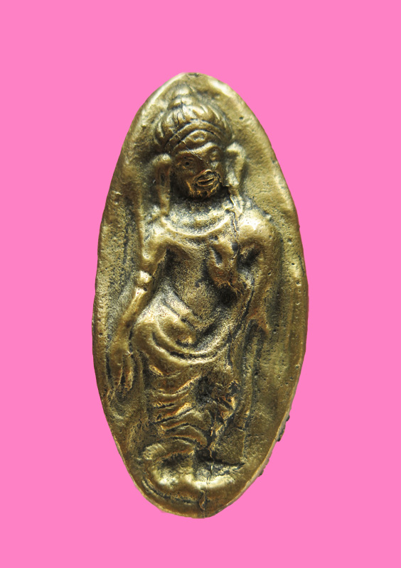 พระหล่อโบราณ พิมพ์พระสุนทรีวาณี (สวนกลับ) หลวงปู้เม้า วัดสี่เหลี่ยม บุรีรัมย์