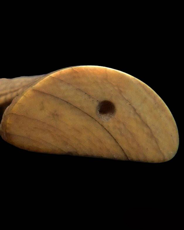 พระนาคปรก งาช้างแกะเก่า ถึงยุคหลวงพ่อเดิม วัดหนองโพธิ์ สูงเกือบ 4 ซ.ม.+บัตร DD-Pra