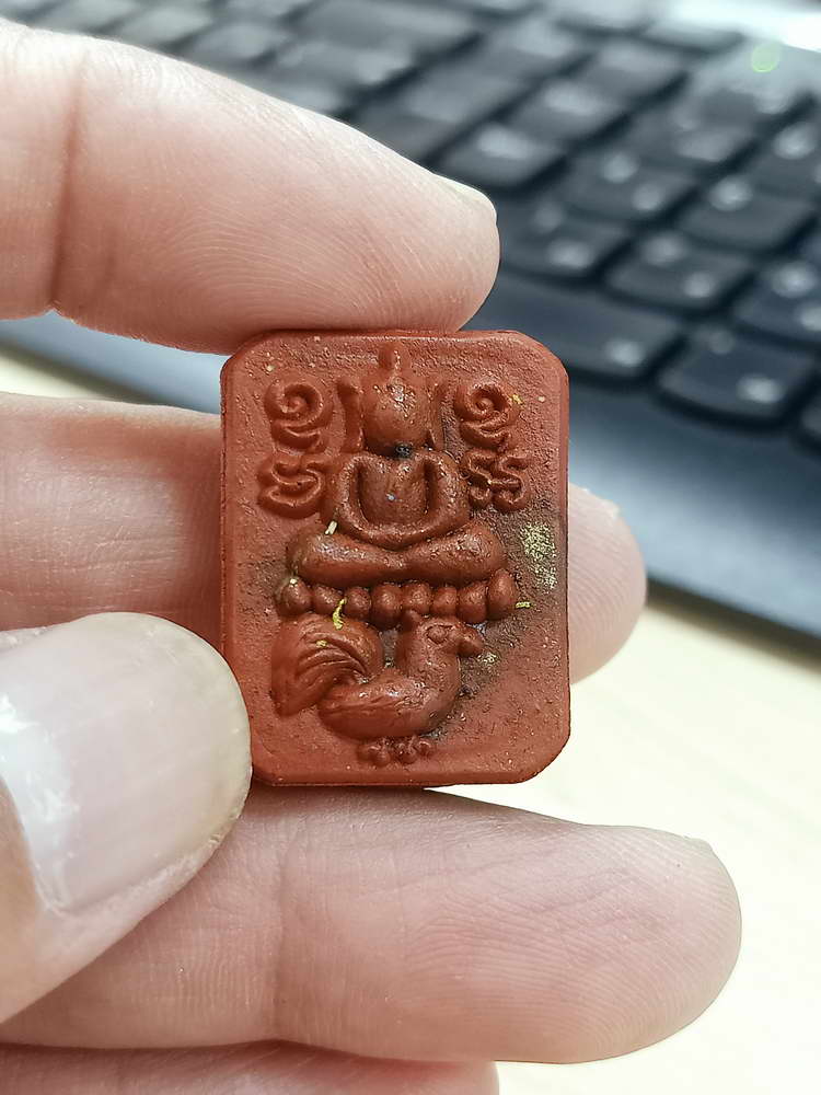 4-579 พระผงเจ้าสัว 5 แผ่นดิน หลวงพ่อพัฒน์ วัดห้วยด้วน จ.นครสวรรค์ หมายเลข 3 กล่องเดิม