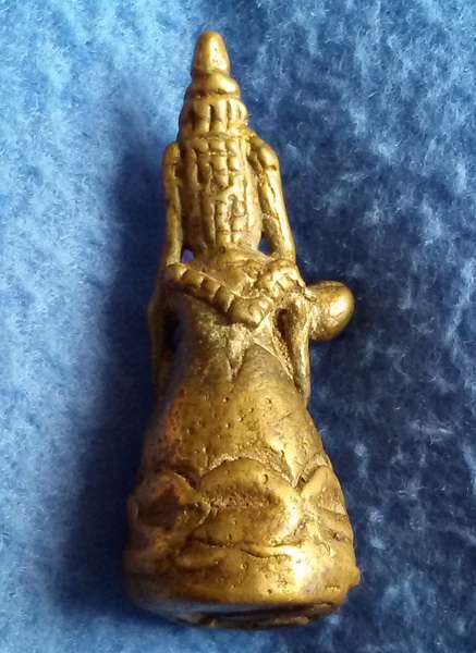 พระกริ่งอุปคุตเขมร เนื้อทองผสม