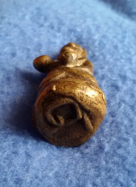 พระกริ่งอุปคุตเขมร เนื้อทองผสม