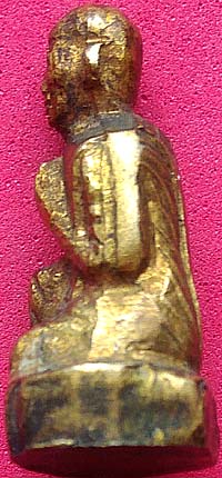 *รูปเหมือนปั๊ม หลวงพ่อโอภาสี อาศรมบางมด ทองเหลืองกะไหล่ทอง*