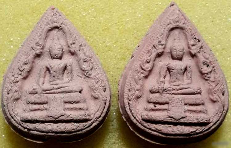 *พระผงเกศหลวงพ่อวัดไร่ขิง ชุกชี กระเบื้องโบสถ์ ทรงหยดน้ำ ปี๒๕๓๐*