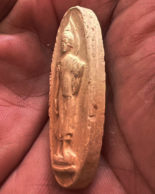 2.พระ 25 พุทธศตวรรษ เนื้อดินแร่ สีทูโทน