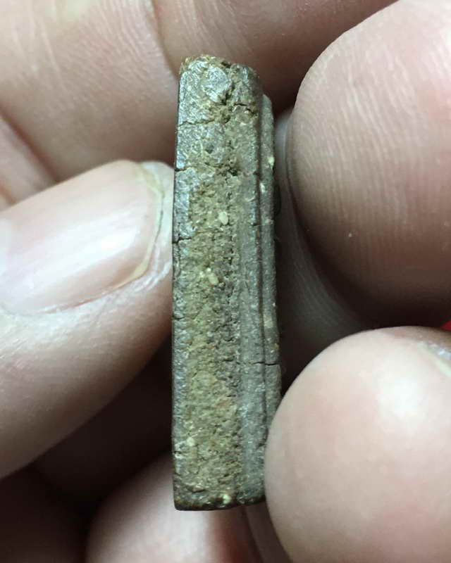 พระสมเด็จวัดระฆัง หลวงปู่นาค วัดระฆังโฆสิตาราม ปี 2495 พิมพ์ปรกโพธิ์ ฐานแซม พิมพ์คะแนน เนื้อผงใบลาน