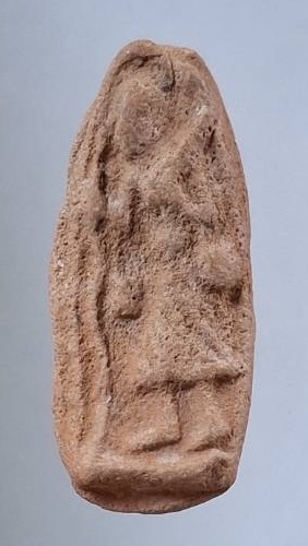 พระสิวลีมีย่าม หลวงพ่อกวย วัดโฆสิตาราม จ.ชัยนาท เนื้อดินเผา