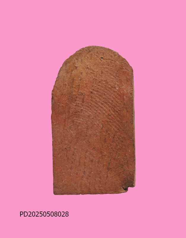 พระลีลา หลังเรียบ เนื้อดิน