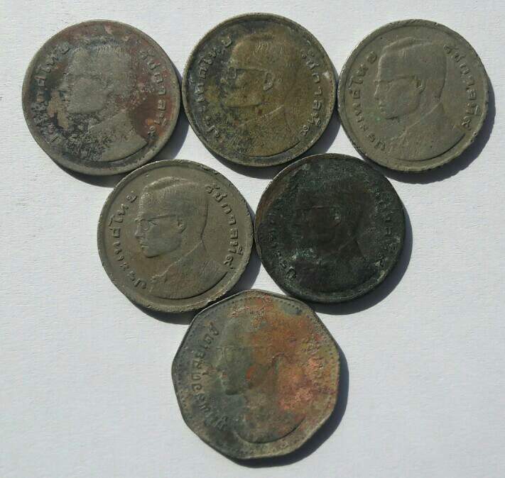 รวมเหรียญรัชสมัยในหลวงรัชกาลที่ 9 เคาะเดียว  