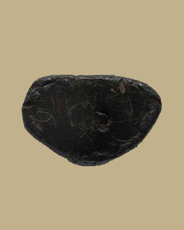  พระปิดตายาคูคำดี หรือหลวงปู่คำดี วัดทาดหลวงใต้ นครหลวงเวียงจันทร์ เนื้อชินตะกั่ว มีจาร