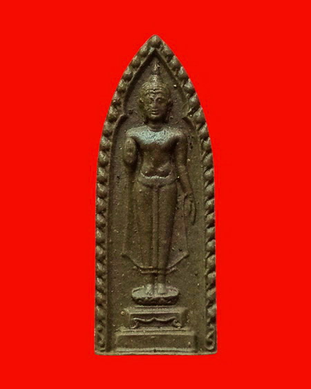 สมเด็จพระร่วงฤทธิโรจน์ หลวงพ่อเล็ก วัดเขาดิน จ.กาญจนบุรี เนื้อว่าน พิมพ์เล็ก สวยมากค่ะ