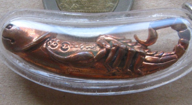 ปลัดแมงป่องเรียกทรัพย์ หลวงปู่ครูบาธรรมมุนี พุทธสถานสุประดิษฐิ์เมธี จ.มหาสารคาม เลี่ยมพร้อมใช้