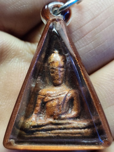 วัดกระบกขึ้นผึ้ง จ.ระยอง พระนางพญา หลวงพ่อทาบ   ปี 2505 เนื้อดิน