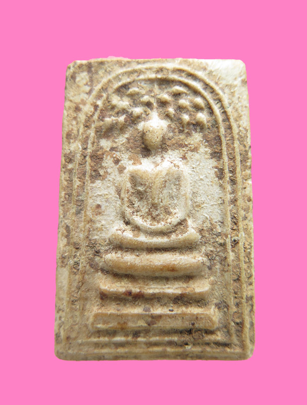 สมเด็จปรกโพธิ์ ครอบแก้วคู่ หลังกดยันต์ 5