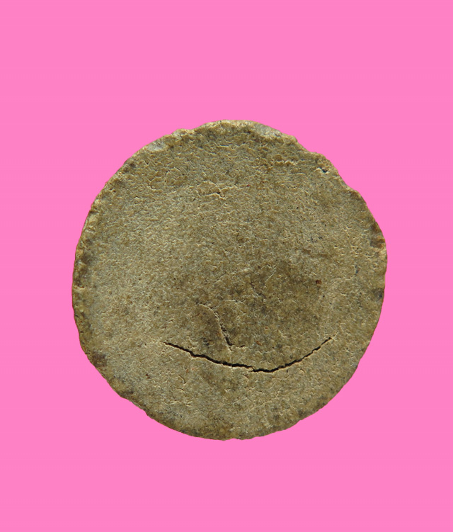 พระผงพิมพ์จันทร์ลอย ปางปฐมเทศนา เนื้อผง เก่า 