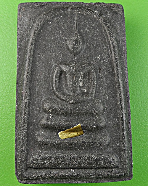 สมเด็จ๓ชั้นหลังพระคาถาชินบัญชร ฝังตะกรุด .1447.